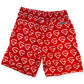 Gem Gloves Mesh Shorts - Diamond Drip - Red/White