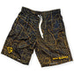 Gem Gloves Mesh Shorts - Topo - Black/Orange