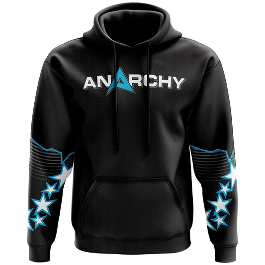 Anarchy Fleece Hoodie - Black Stars - Smash It Sports