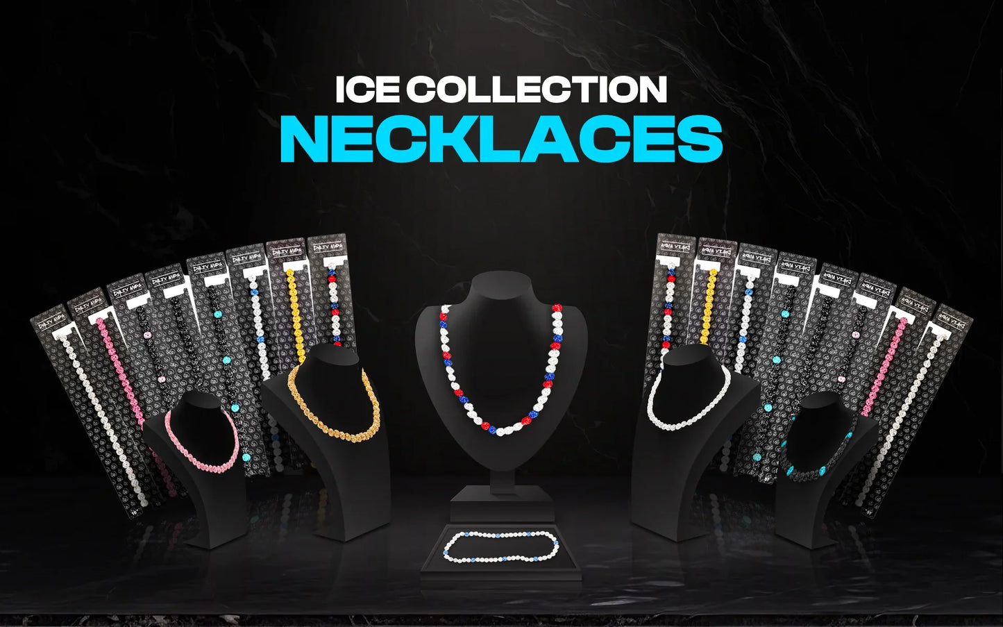 Dirty Mids Necklaces Ice Collection (Multiple Colors)