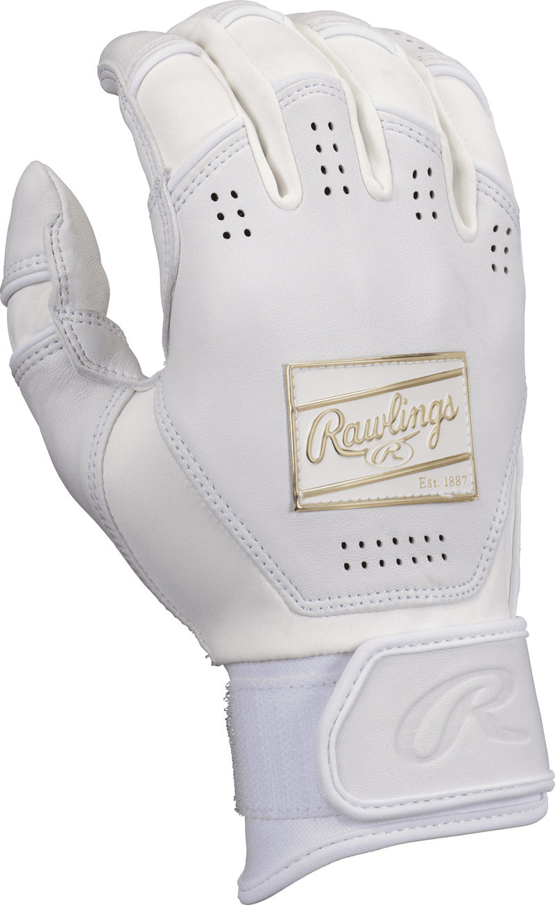 Rawlings Icon Batting Gloves - White