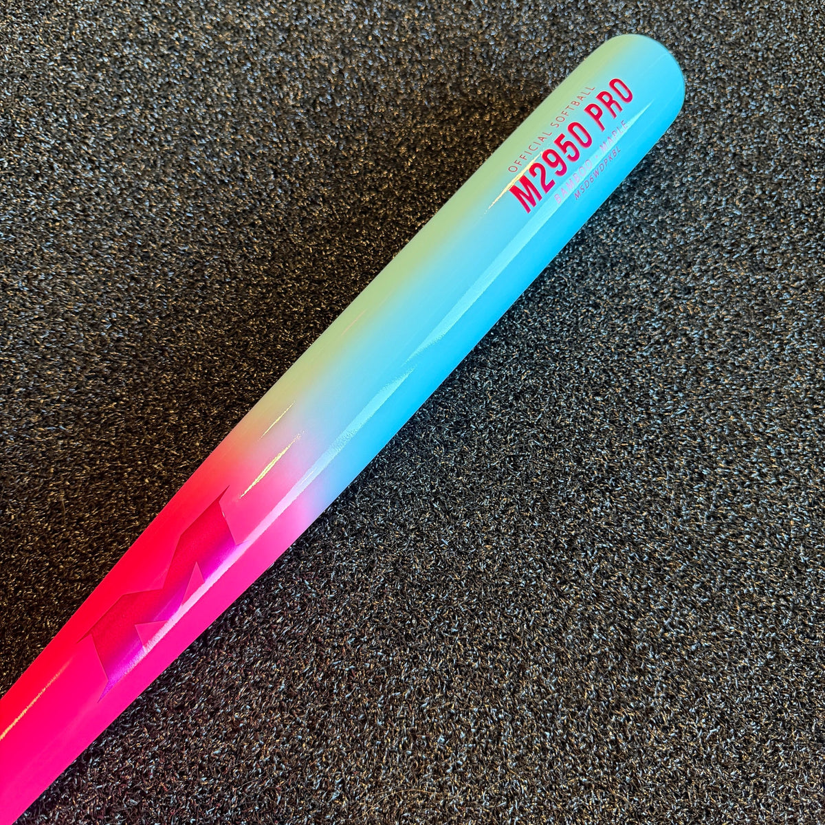 Miken M2950 Pro Bamboo/Maple Wood USA/ASA Slowpitch Softball Bat - MSD6WDPKBL