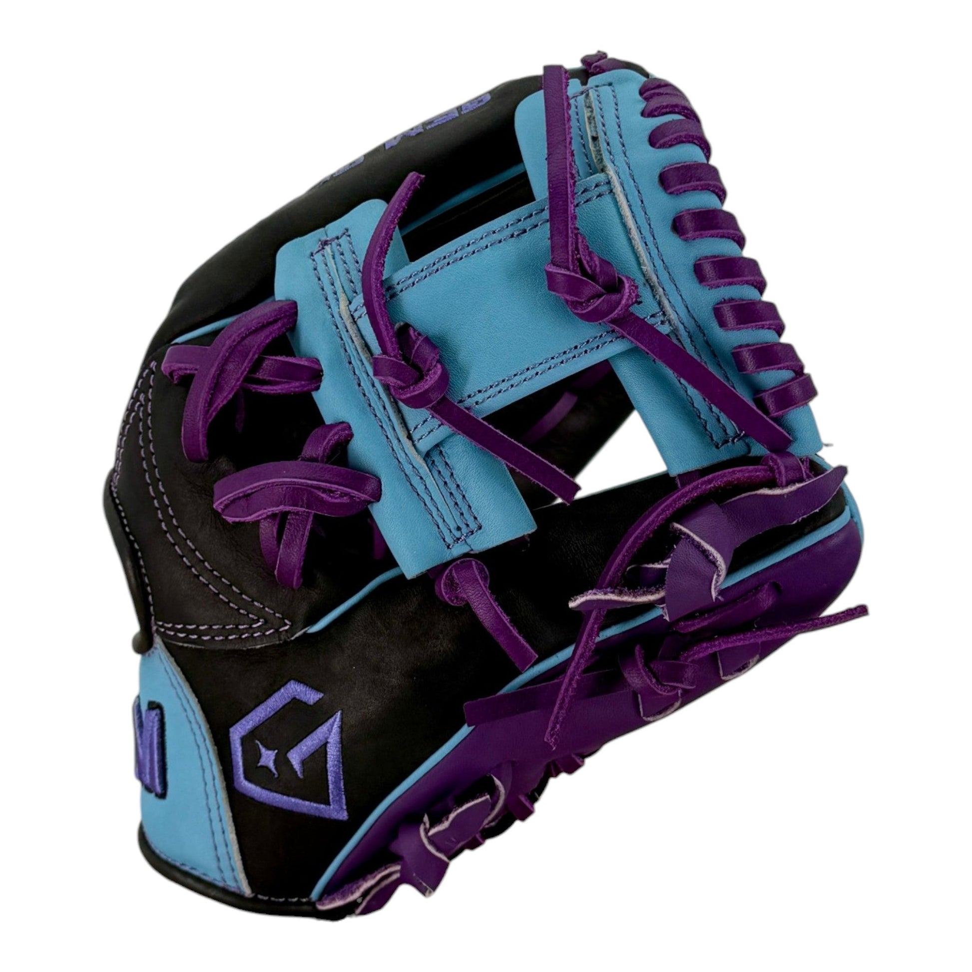 Gem Gloves Average Dudes Signature Model Baseball Fielding Glove - GEM144 Purple Reign – Product View | Smash It Sports | lea