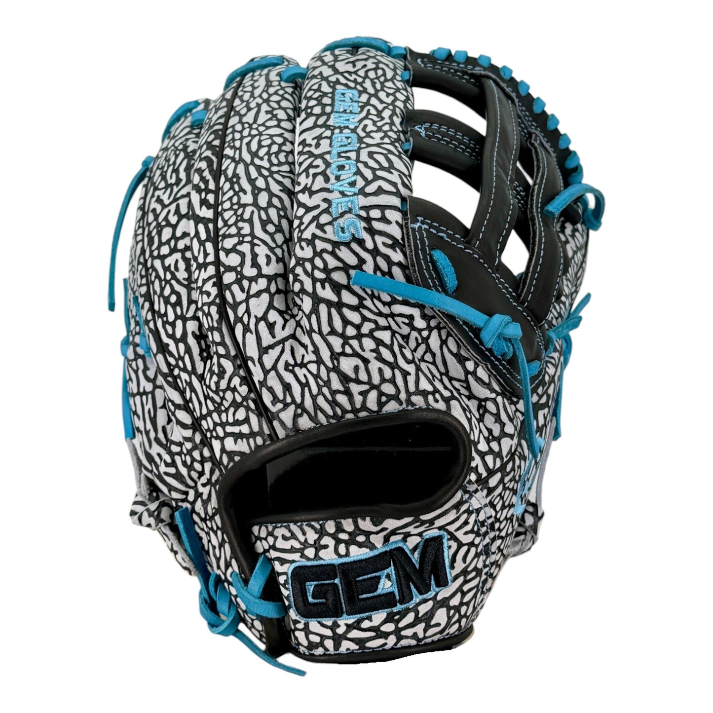 Gem Gloves Softball Fielding Glove - GEM150 Carolina Elephant – Product View | Smash It Sports | leather, kip, pro
