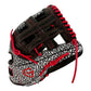 Gem Gloves Softball Fielding Glove - GEM149 Crimson Elephant – Product View | Smash It Sports | leather, kip, pro