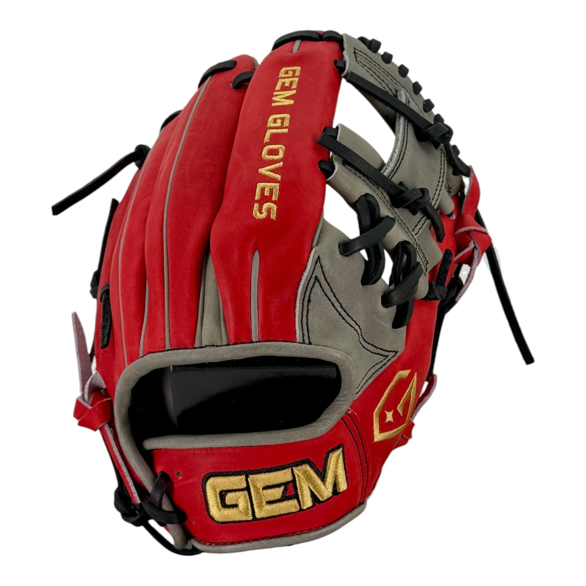 Gem Gloves Average Dudes Signature Model Baseball Fielding Glove - GEM143 Royal Flush – Product View | Smash It Sports | leat