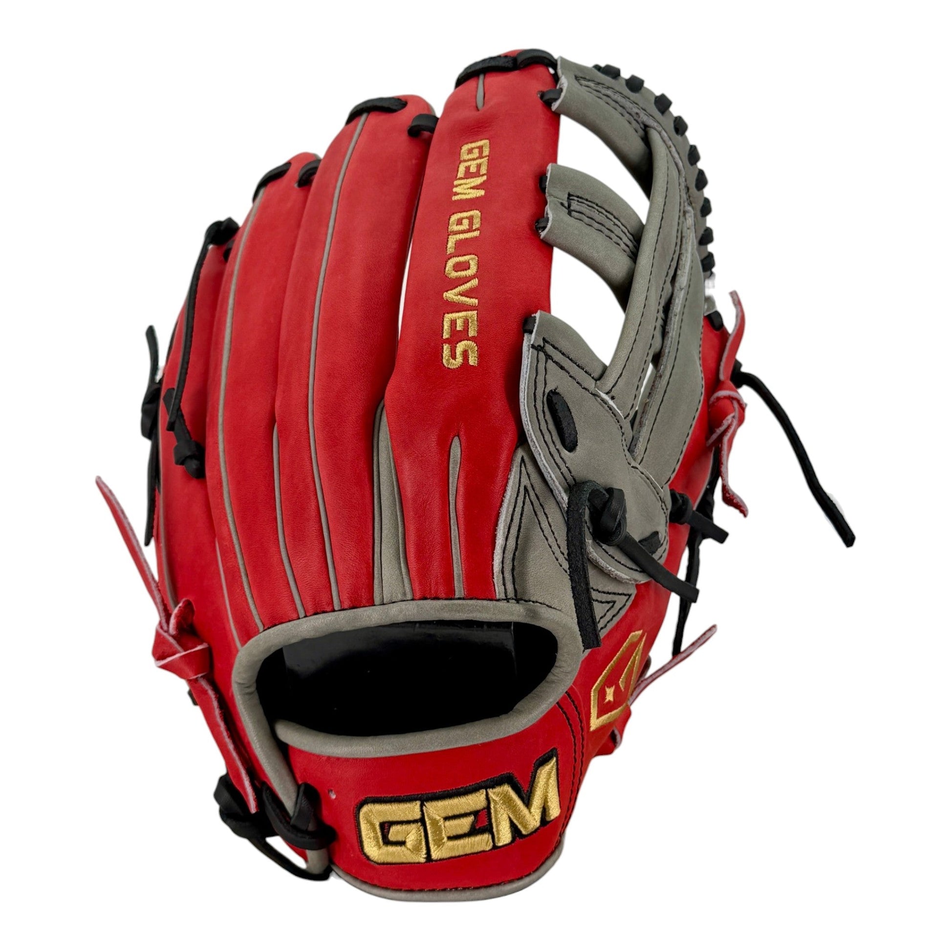 Gem Gloves Average Dudes Signature Model Softball Fielding Glove - GEM143 Royal Flush – Product View | Smash It Sports | leat