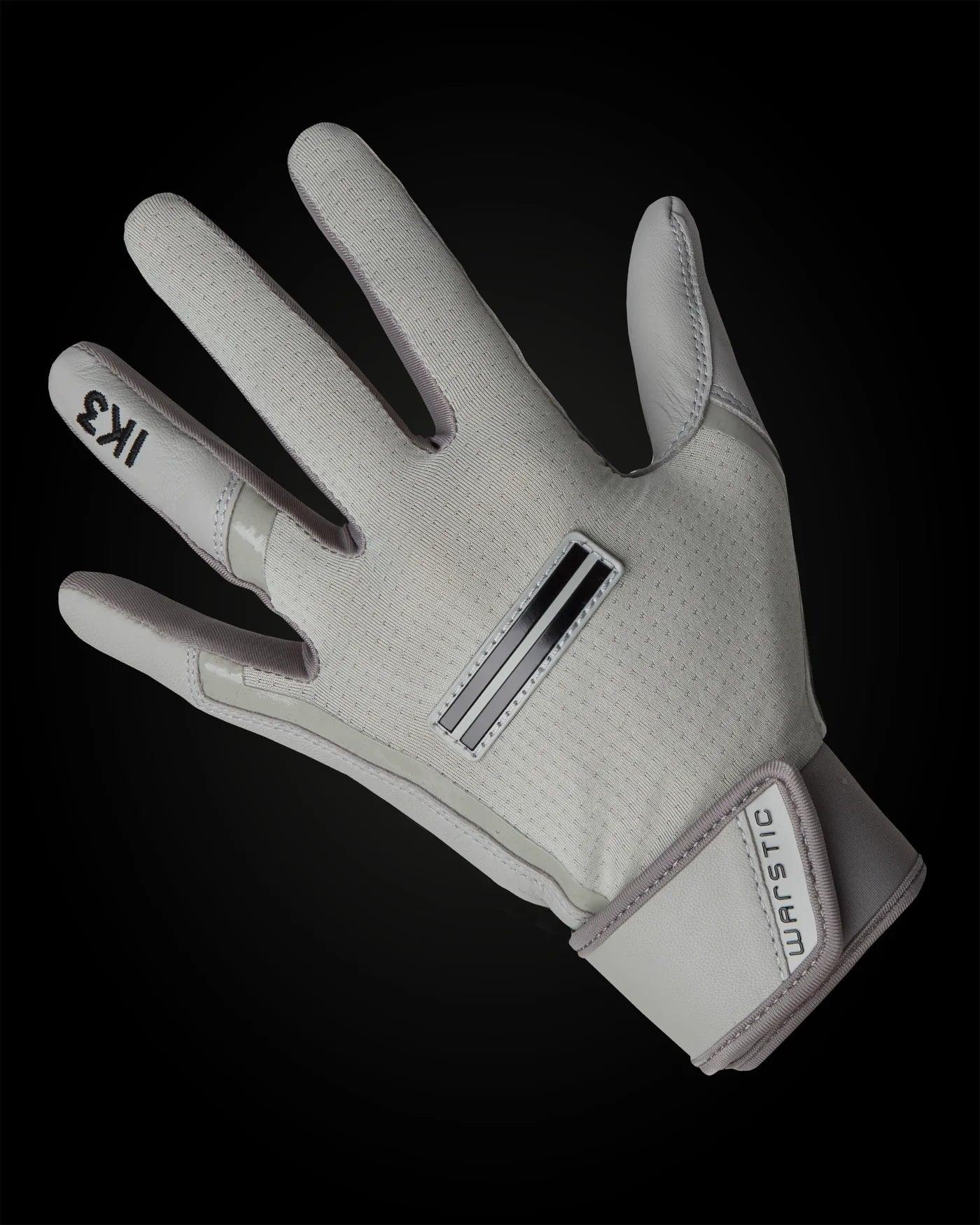 Warstic IK3 Pro Short Cuff Batting Gloves "Gray"