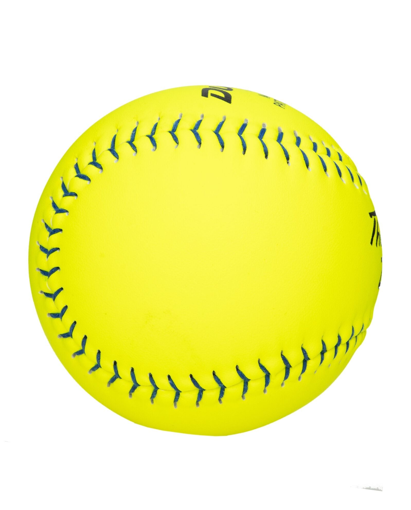Dudley Thunder ZN Blue Stitch Hardcore 44/375 12" Slowpitch Softballs - 412HBN – Product View | Smash It Sports | composite
