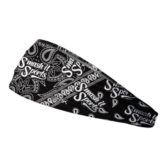 Junk x Smash It Sports Big Bang Lite Headband - Black Lightning