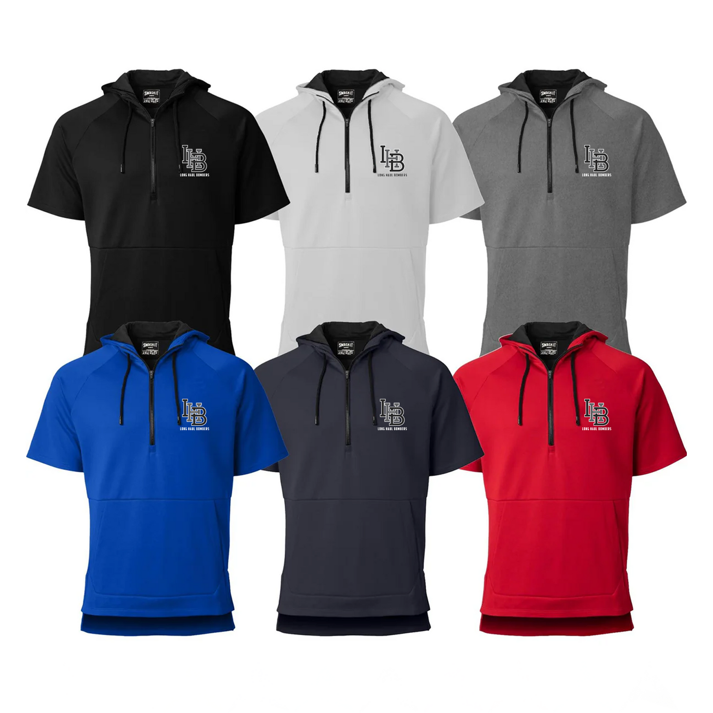 Long Haul Bombers BP Fleece Hoodie - Monogram - Multiple Colors