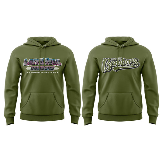 Long Haul Bombers Element Hoodie - Olive Green