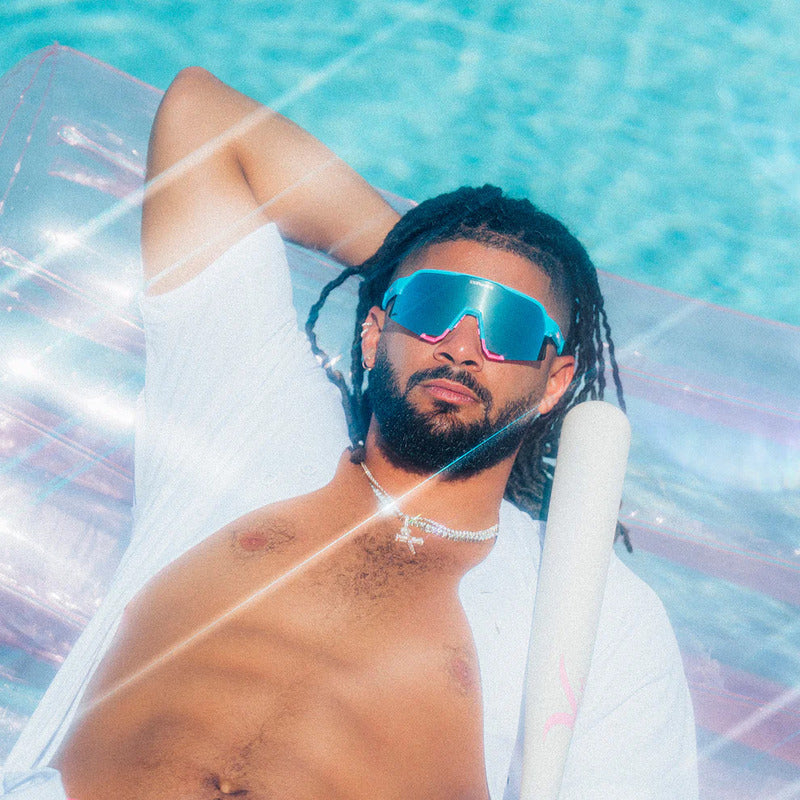 100 Percent Sunglasses - S3 - Tatis 4 - Blue Topaz Mirror Lens – Product View | Smash It Sports