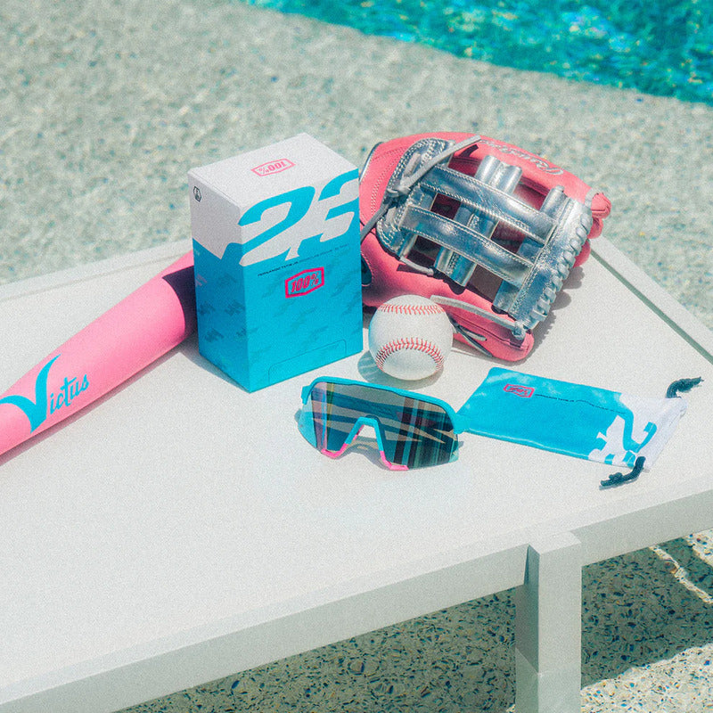 100 Percent Sunglasses - S3 - Tatis 4 - Blue Topaz Mirror Lens – Product View | Smash It Sports
