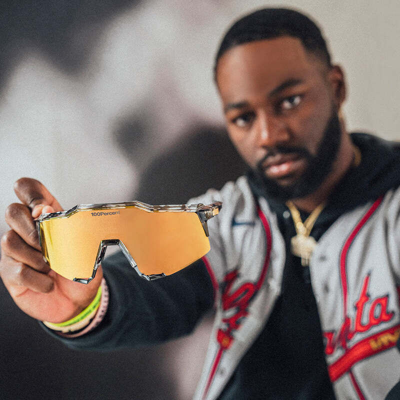 100 Percent Sunglasses - Speedcraft - Money Mike 3 - HiPER 24K Gold Mirror Lens