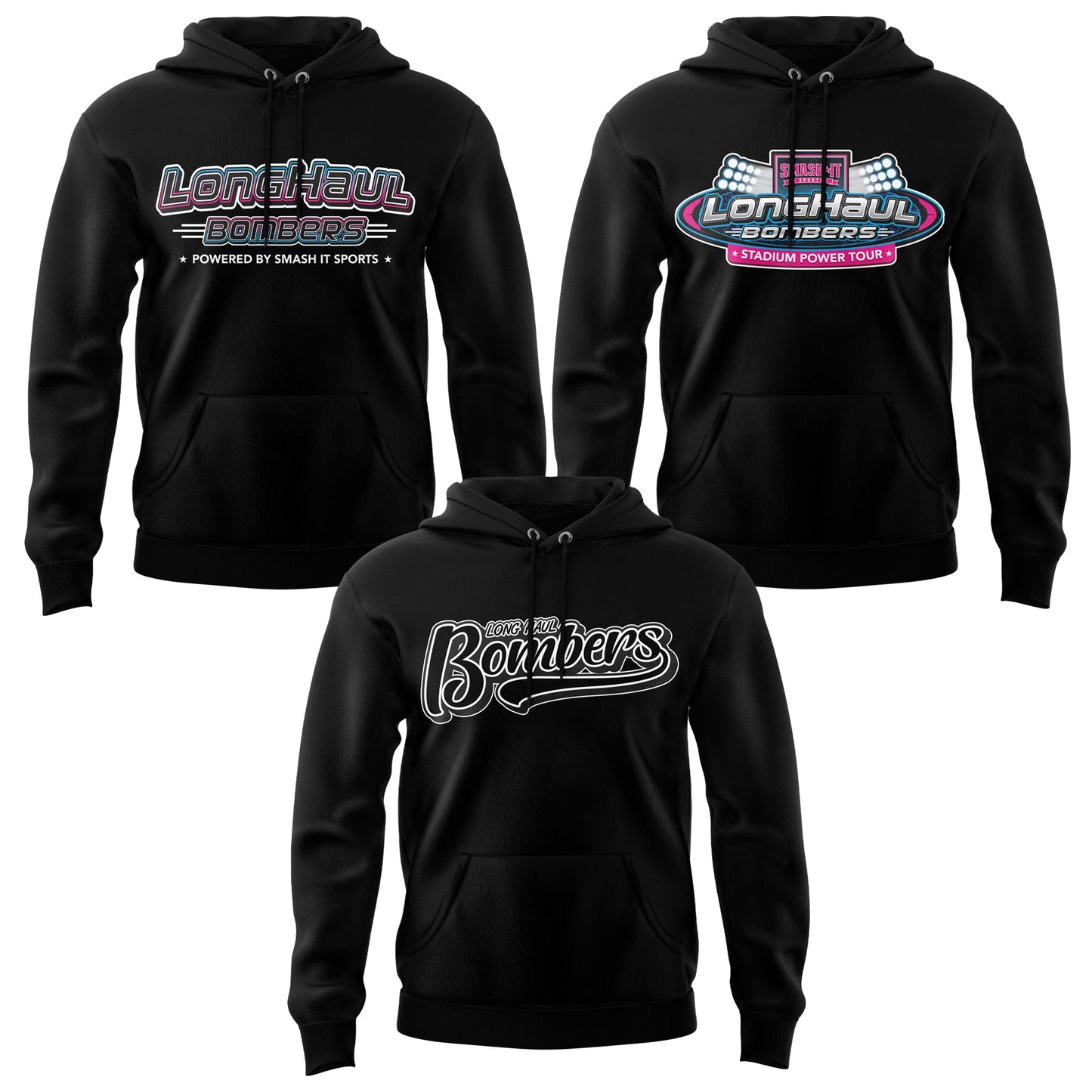 Long Haul Bombers Element Hoodie - Black