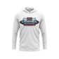 Long Haul Bombers - Semi-Sub Hooded Long Sleeve Shirt - Stadium Power Tour - White/Red/Blue