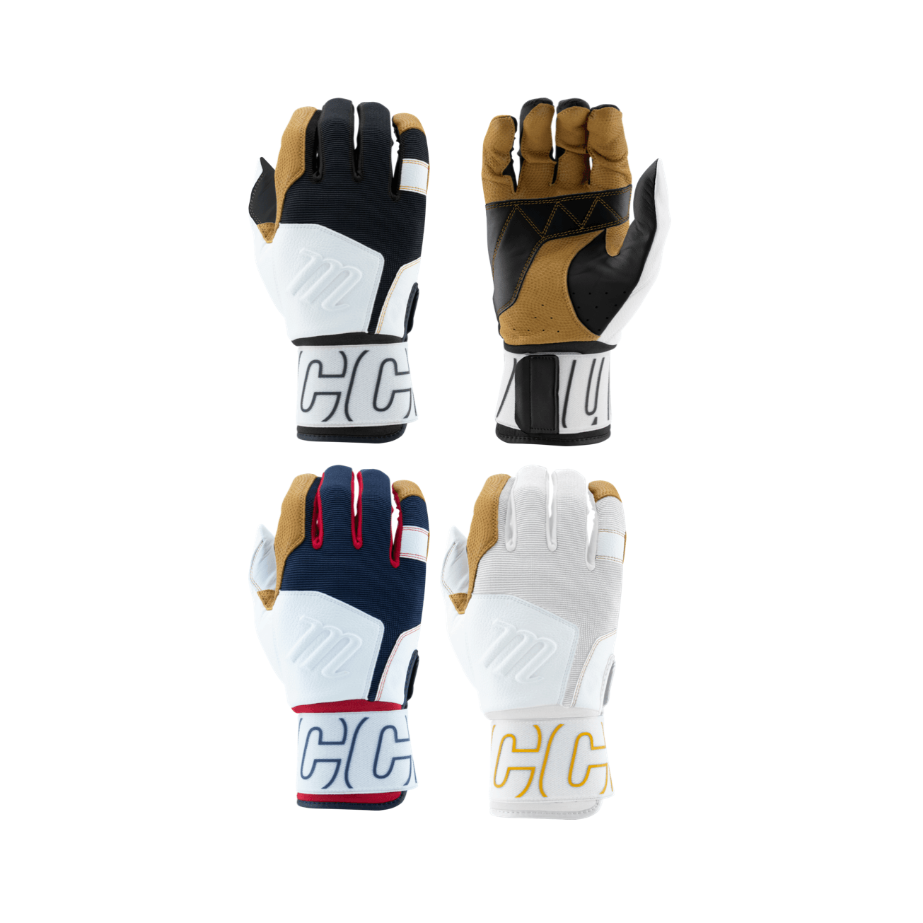 Marucci Blacksmith Full Wrap Batting Gloves - MBG2BKSMFW - Smash It Sports