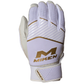 Miken Pro MK7X Gold Batting Gloves - MBGGLD-WHT