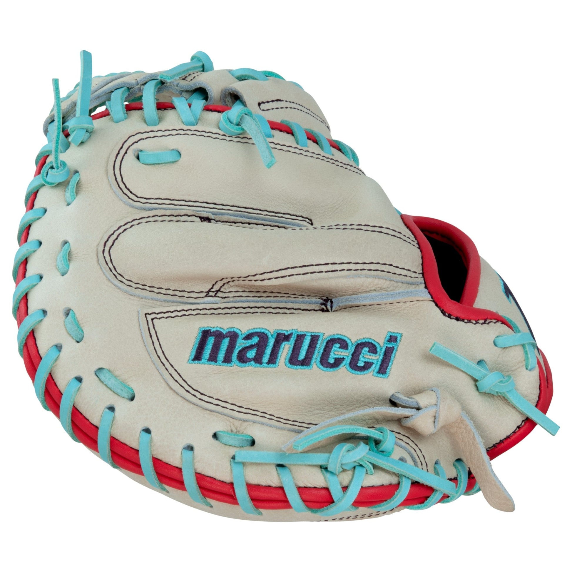 Marucci Acadia M Type 220C1 32" Fastpitch Softball Catchers Mitt/Glove – Back View | Smash It Sports | leather, cowhide, pro