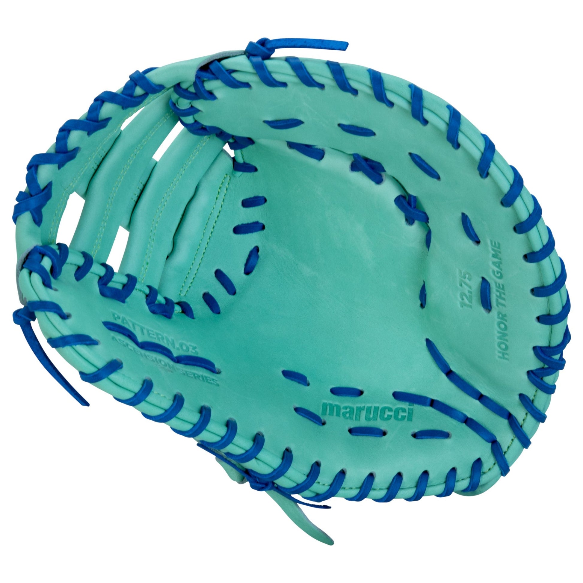 Marucci Ascension M Type Series 38S1 12.75" Baseball First Base Mitt/Glove – Top-Down View | Smash It Sports | leather, cowhi