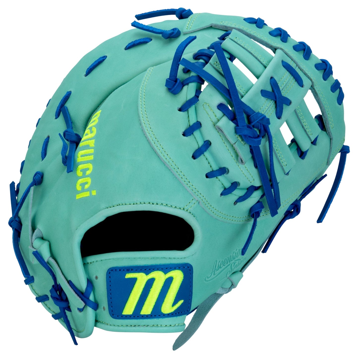 Marucci Ascension M Type Series 38S1 12.75" Baseball First Base Mitt/Glove – Front View | Smash It Sports | leather, cowhide,