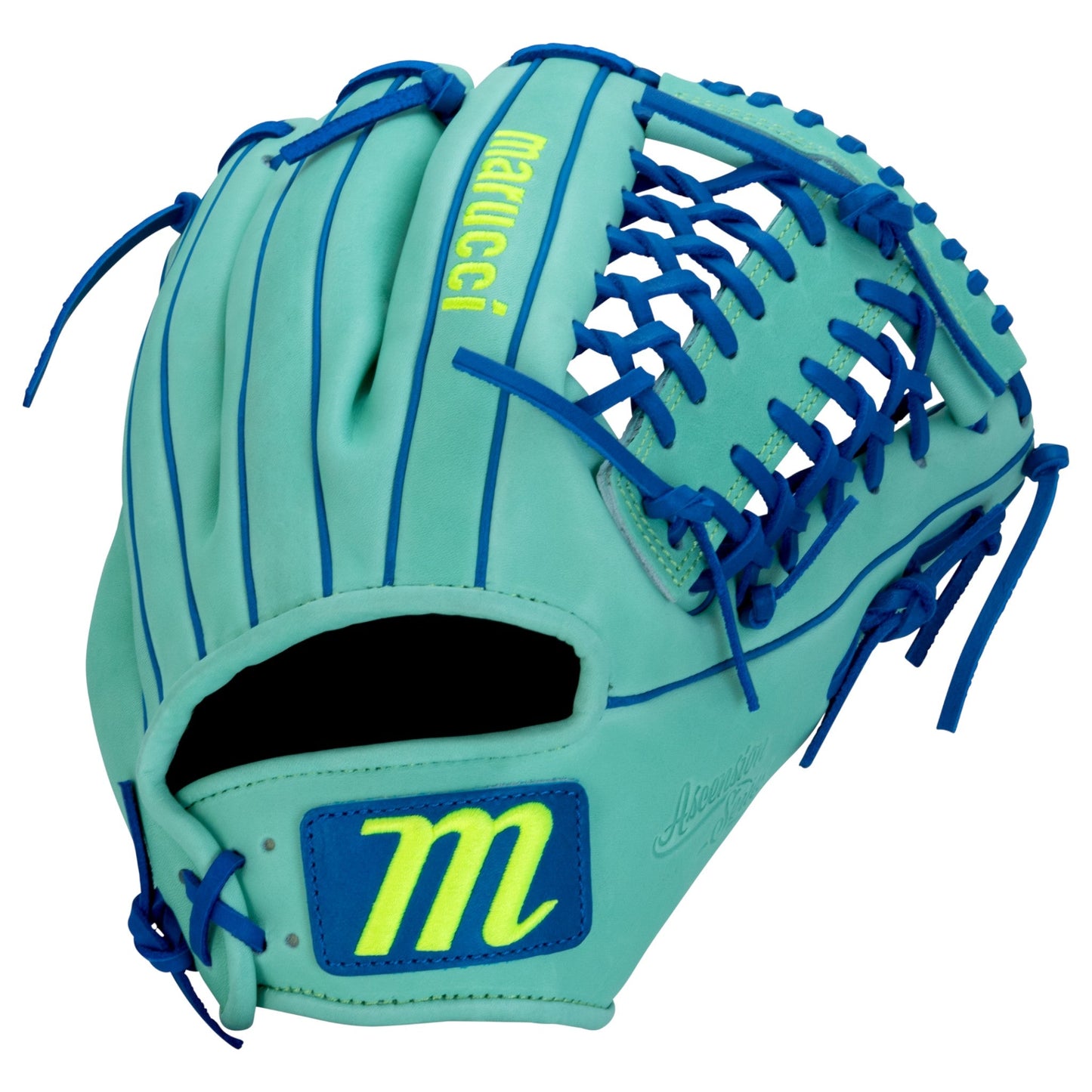 Marucci Ascension M Type Series 44A6 11.75" Baseball Fielding Glove – Front View | Smash It Sports | leather, cowhide, steerh