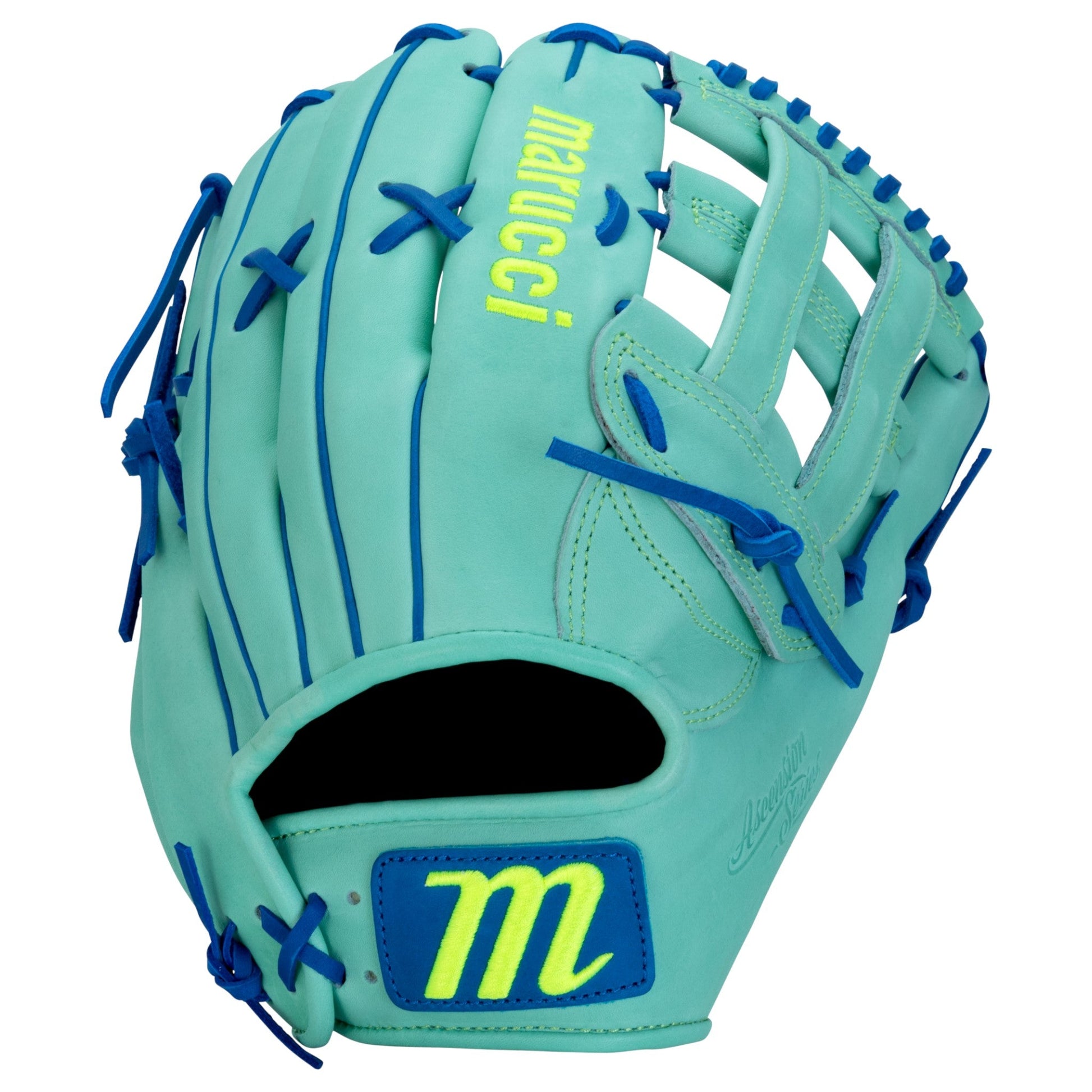Marucci Ascension M Type Series 78R3 12.75" Baseball Fielding Glove – Front View | Smash It Sports | leather, cowhide, steerh