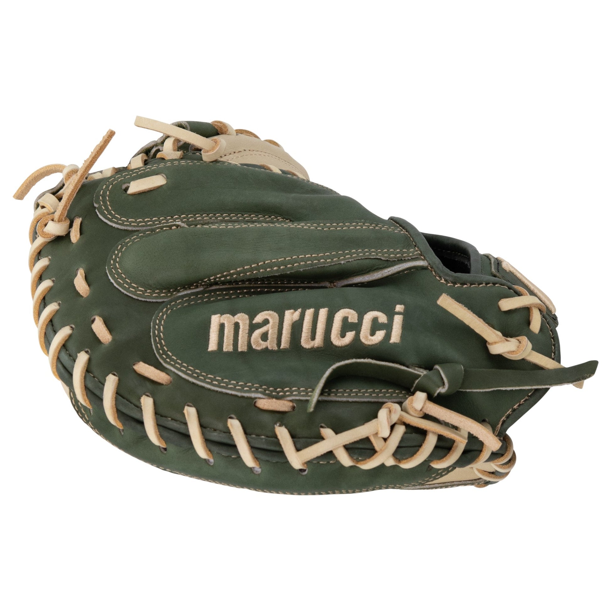 Marucci Capitol 240C1 34" Baseball Catcher's Glove/Mitt – Back View | Smash It Sports | leather, kip, pro