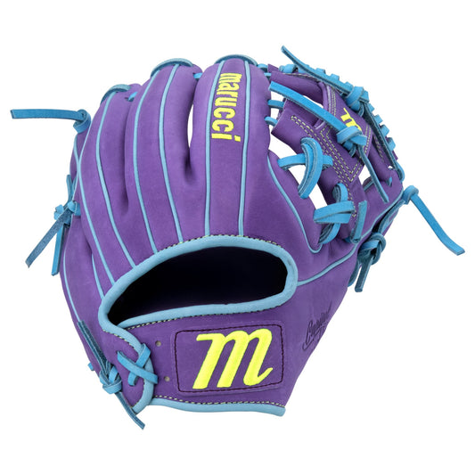 Marucci Capitol 43A2 11.5" Baseball Fielding Glove – Front View | Smash It Sports | leather, kip, pro