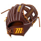 Marucci Capitol 43A4 11.5" Baseball Fielding Glove – Front View | Smash It Sports | leather, kip, pro