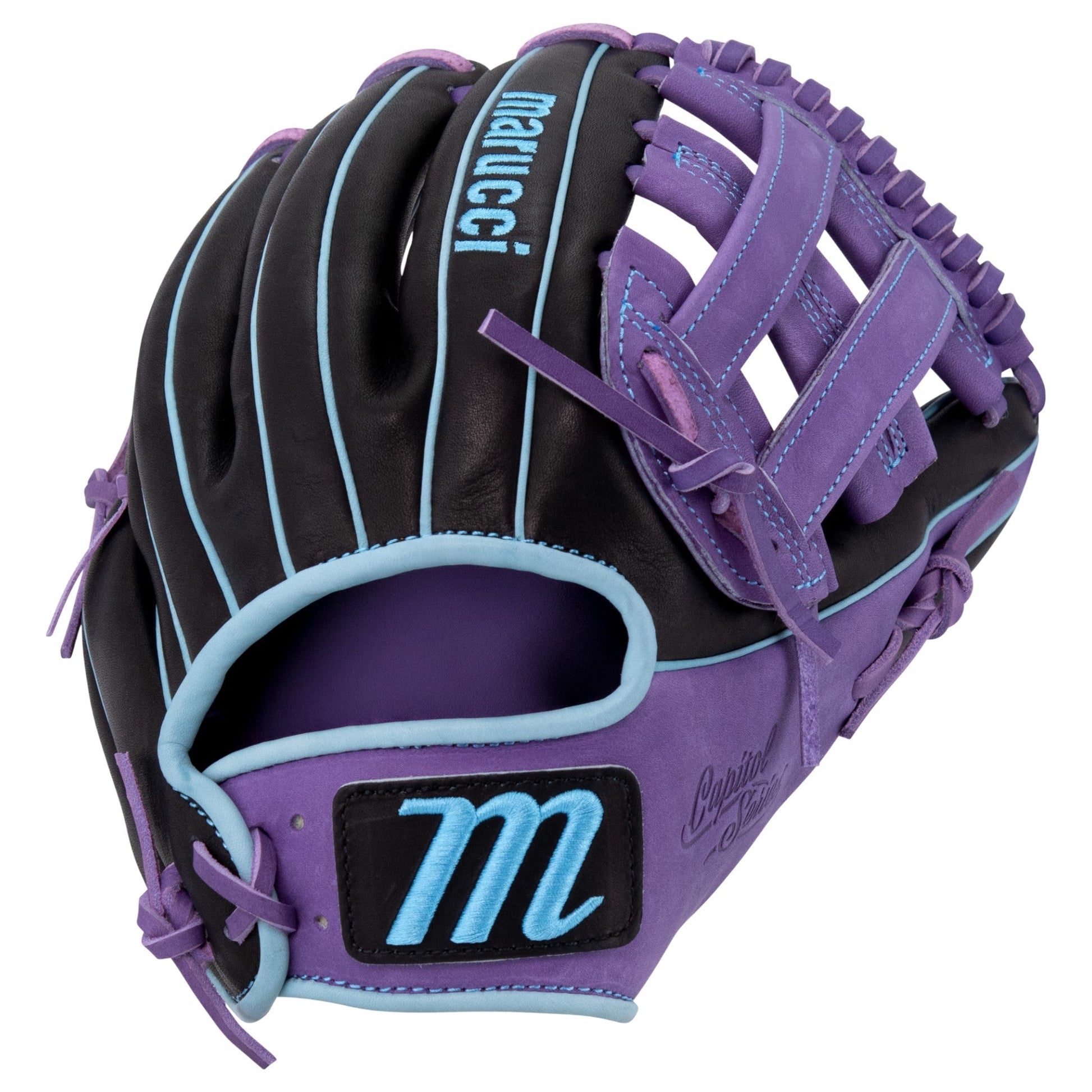 Marucci Capitol 44A3 11.75" Baseball Fielding Glove – Front View | Smash It Sports | leather, kip, pro