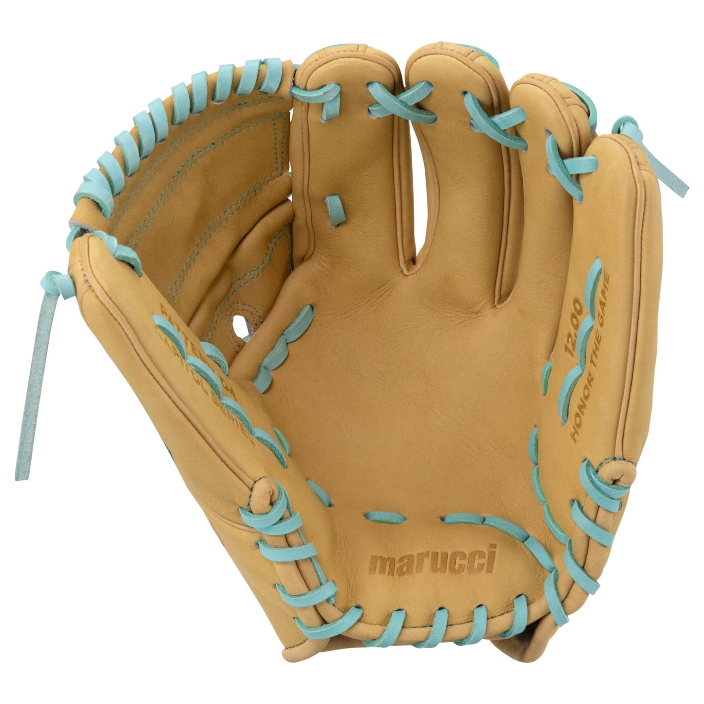 Marucci Capitol 45K2 12" Baseball Fielding Glove – Top-Down View | Smash It Sports | leather, kip, pro