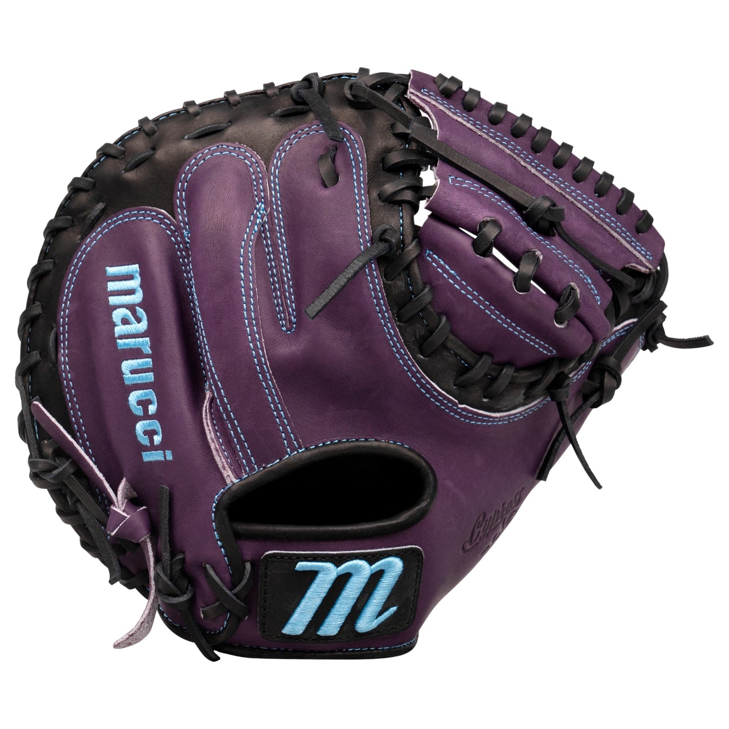 Marucci Cypress 235C1 33.5" Baseball Catcher's Glove/Mitt – Front View | Smash It Sports | leather, steerhide, pro
