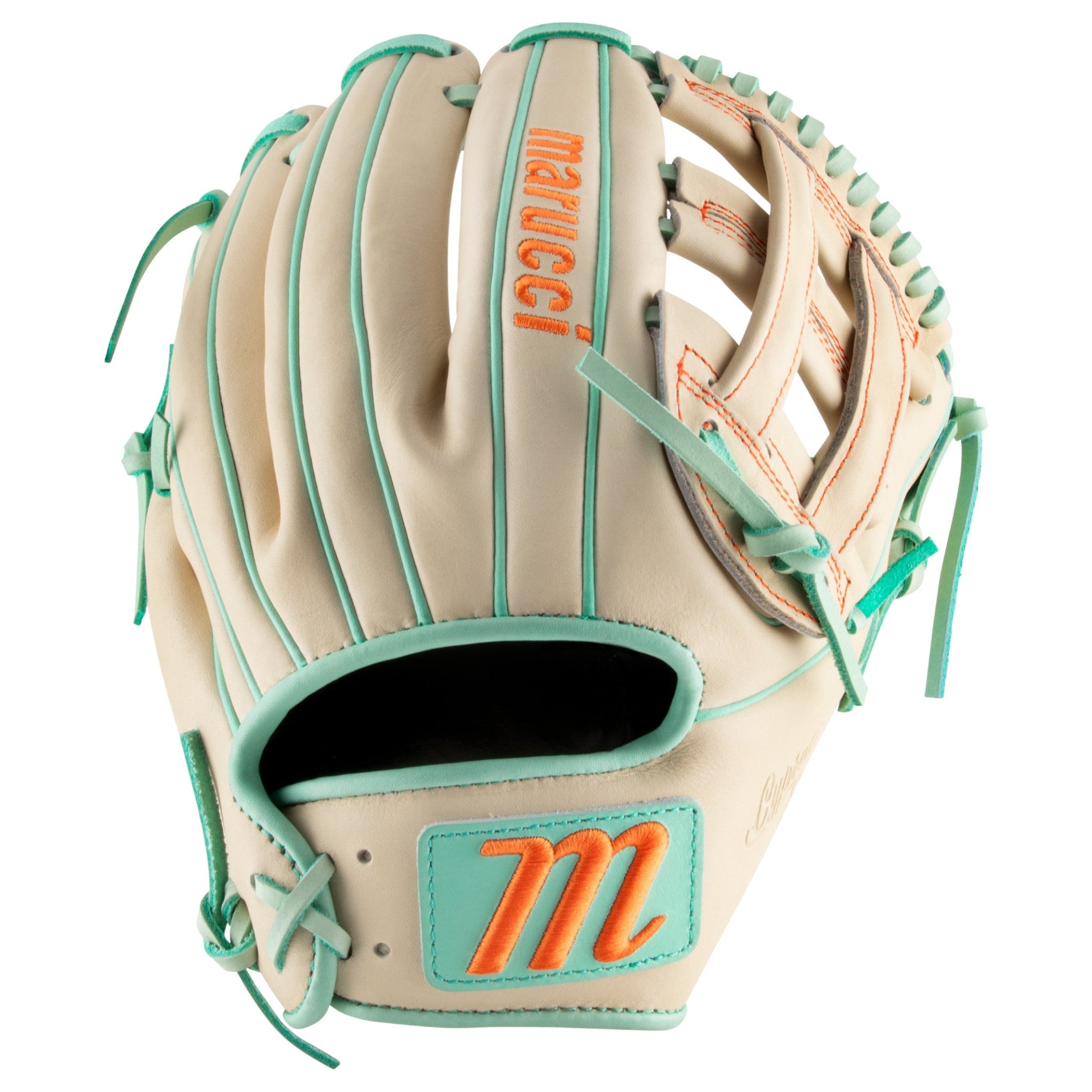 Marucci Cypress M Type 43A3 11.5" Baseball Fielding Glove – Front View | Smash It Sports | leather, steerhide, pro
