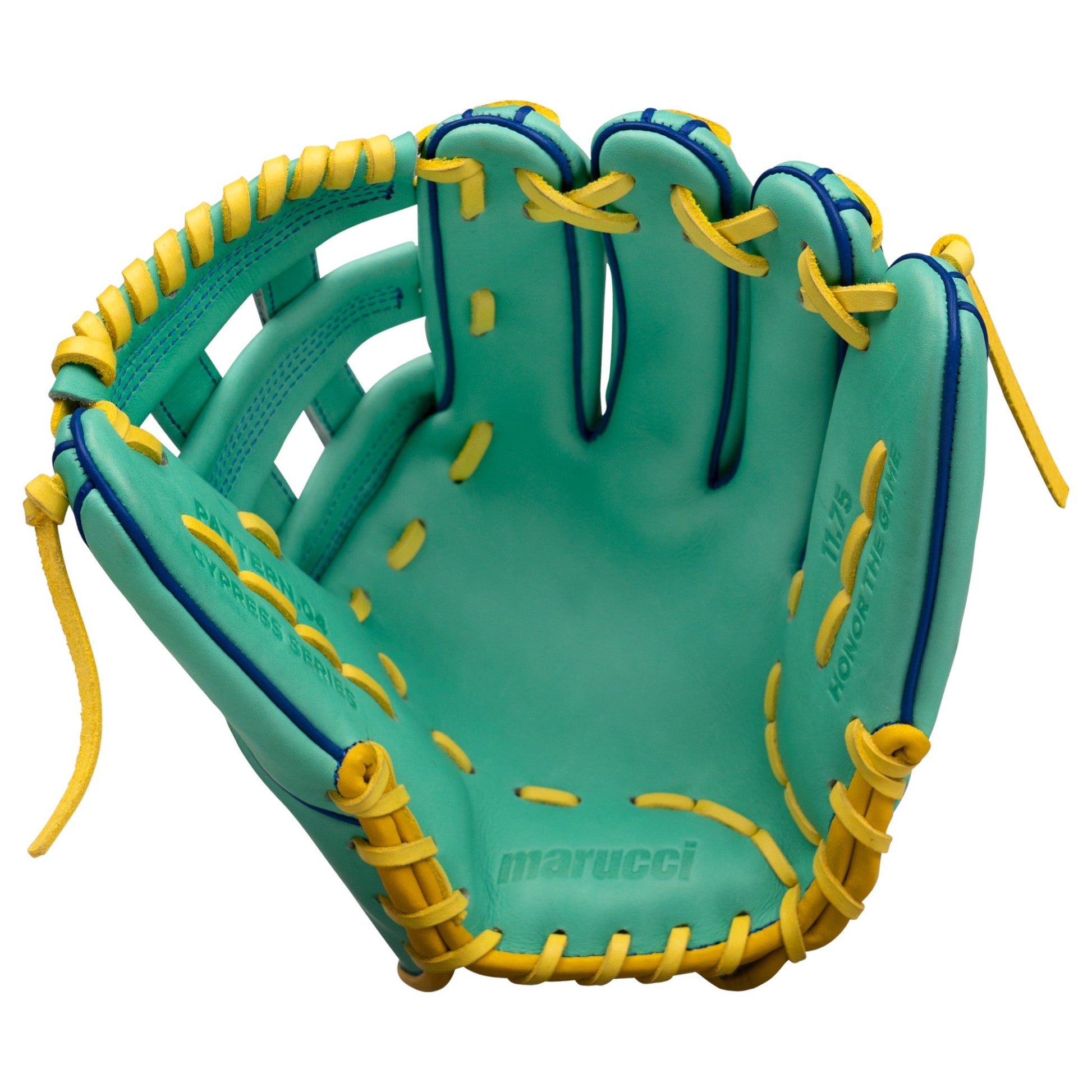 Marucci Cypress M Type 44A3 11.75" Baseball Fielding Glove – Top-Down View | Smash It Sports | leather, steerhide, pro