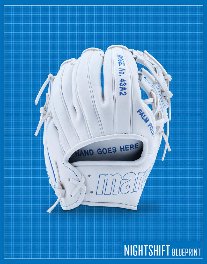 Marucci Nightshift Cypress 43A2 Blueprint 11.5" Fielding Glove - MFGNTSHFT-0401