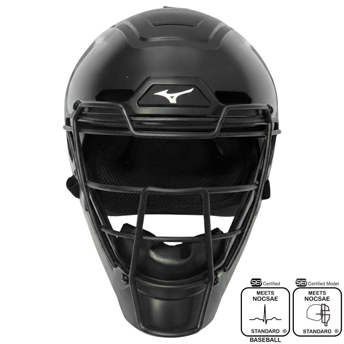 Mizuno Shogun Adult 16" Baseball Catchers Set - Black – Product View | Smash It Sports | abs, foam