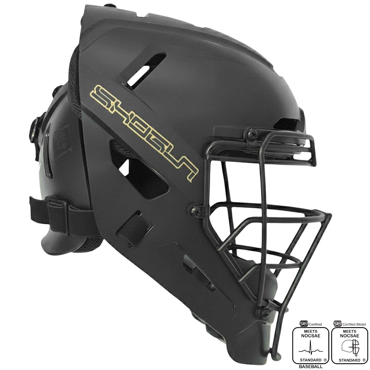 Mizuno Shogun Adult 16" Baseball Catchers Set - Black – Product View | Smash It Sports | abs, foam