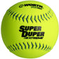 Worth Super Duper Extreme Blue Stitch 44/375 12" Slowpitch Softballs - Smash It Sports