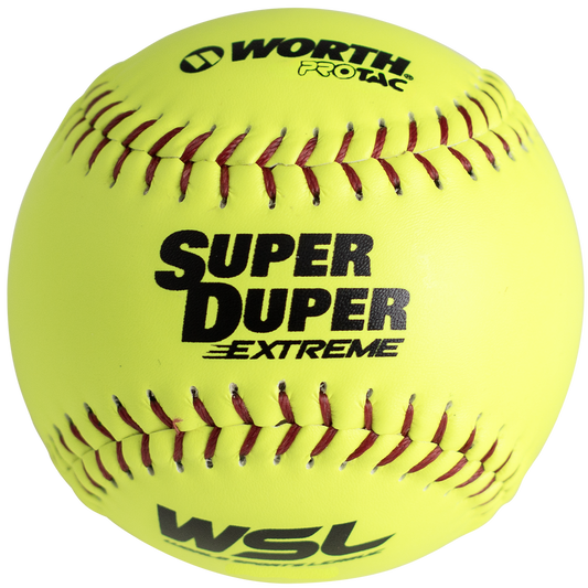 Worth Super Duper Extreme 44/375 ProTac WSL 12" Slowpitch Softballs - MLSDM12S