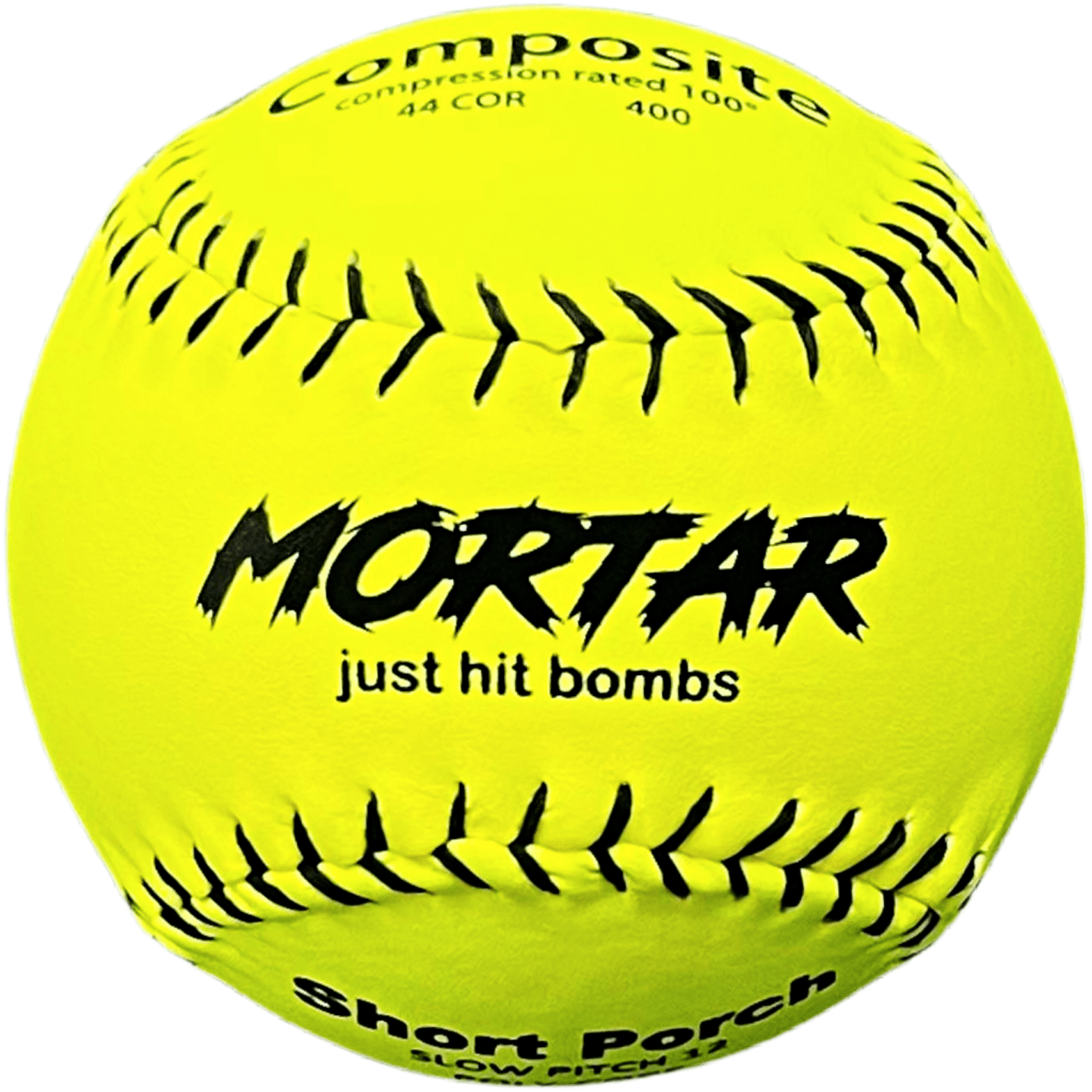 Short Porch Mortar Extreme 44/400 12" Slowpitch Softballs - Smash It Sports