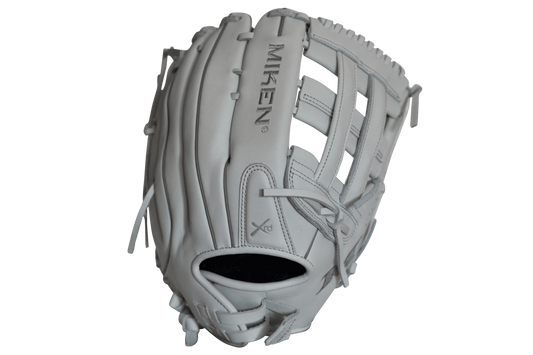 Miken Pro Series Slowpitch Softball Fielding Glove - White