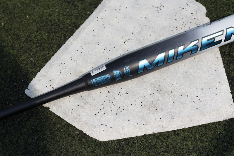 2025 Miken KP23 Maxload 2-Piece USSSA Slowpitch Softball Bat - MSU5H2KPL – Lifestyle Shot | Smash It Sports | composite, usss
