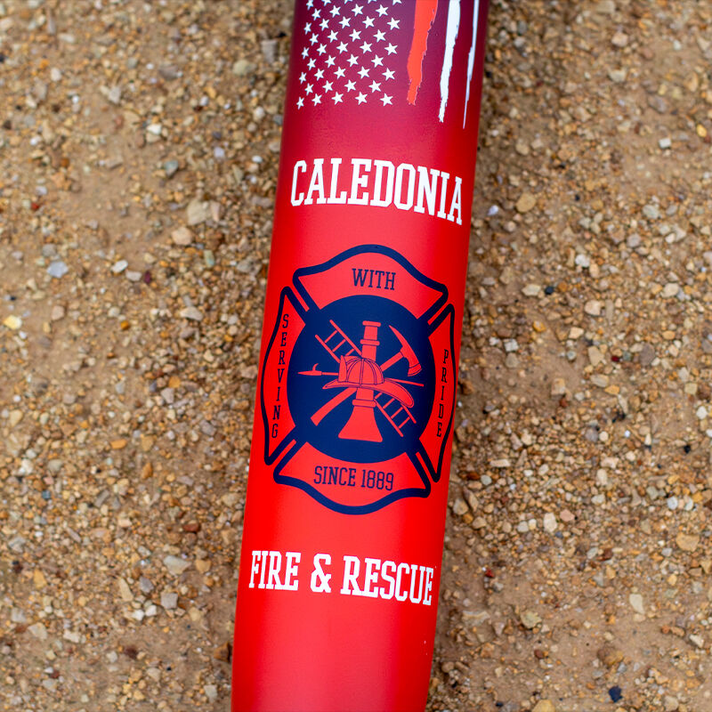 2025 Miken HEROES Caledonia Fire Balanced 1-Piece USSSA Slowpitch Softball Bat - MSU5HERO1B – Product View | Smash It Sports 