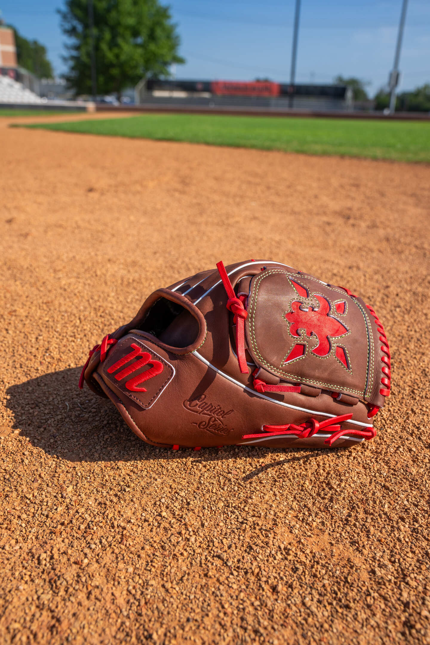 Marucci Capitol 44K8 11.75" Baseball Fielding Glove – Lifestyle Shot | Smash It Sports | leather, kip, pro