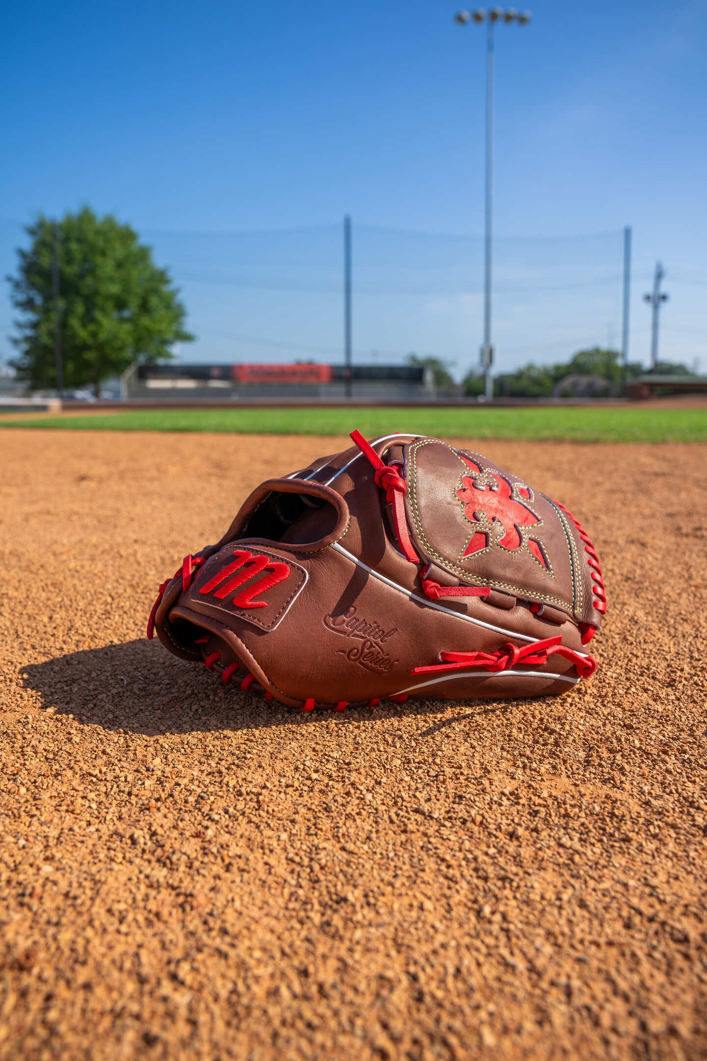 Marucci Capitol 44K8 11.75" Baseball Fielding Glove – Lifestyle Shot | Smash It Sports | leather, kip, pro
