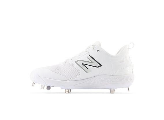 New Balance Men's Fresh Foam X 3000 V6 Metal Baseball Cleats - White - L3000TW6 - Smash It Sports