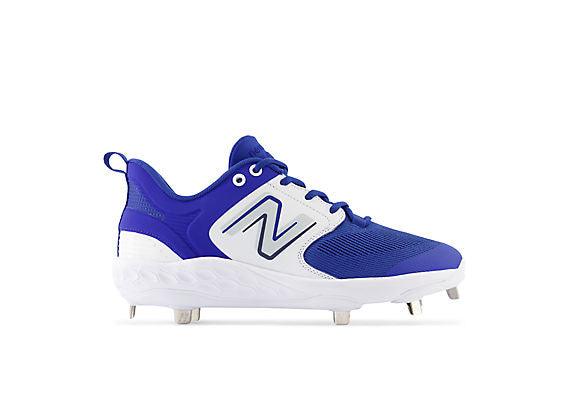 New Balance Men's Fresh Foam X 3000 V6 Metal Baseball Cleats - Royal Blue with White - L3000TB6 - Smash It Sports