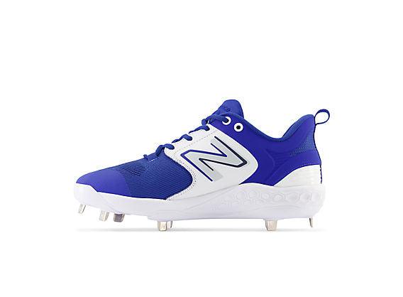 New Balance Men's Fresh Foam X 3000 V6 Metal Baseball Cleats - Royal Blue with White - L3000TB6 - Smash It Sports